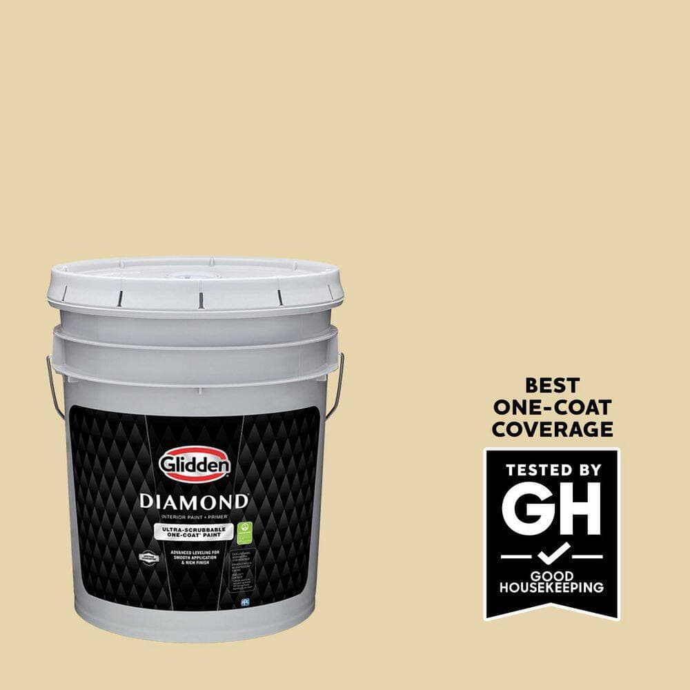 Glidden Diamond 5 gal. PPG1105-3 Carmelized Pears Flat Interior Paint with Primer