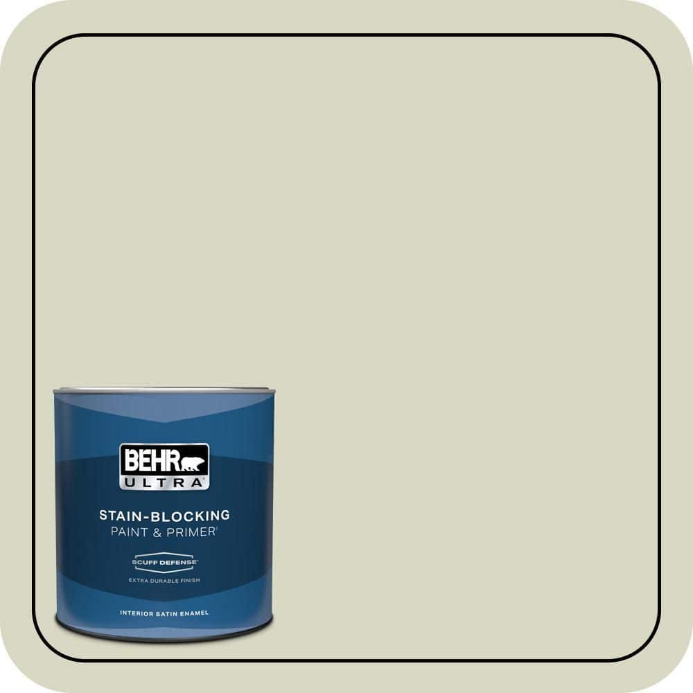 BEHR ULTRA 1 qt. #S370-2 Feng Shui Extra Durable Satin Enamel Interior Paint & Primer