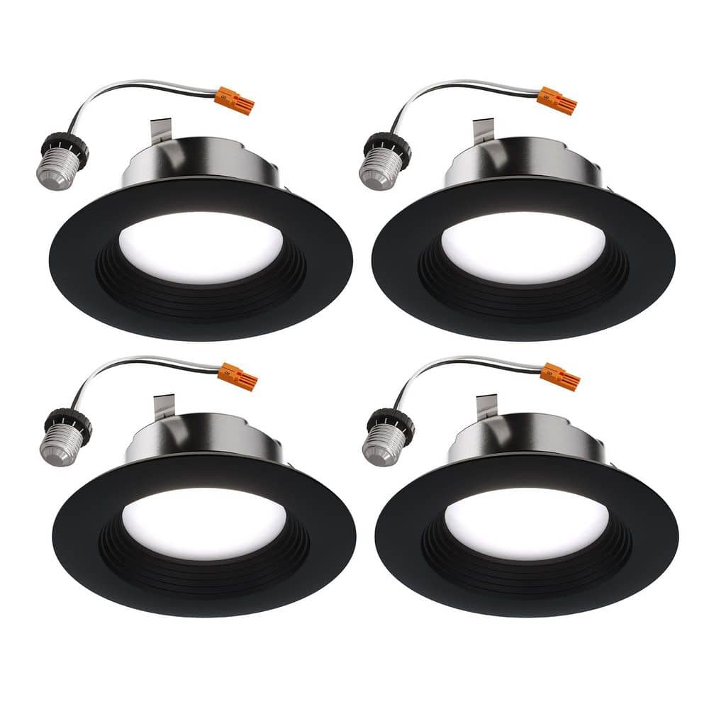 HALO 4-pack LTT 4 in. Adjustable 5 CCT, New Construction/Remodel/Retrofit, Integrated LED Regressed LED Downlight (2)