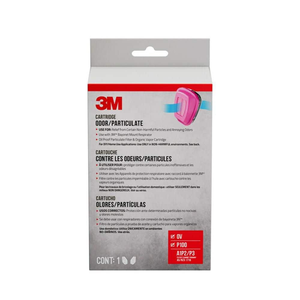 3M OV P100 Odor/Particulate Cartridge (1-Pair) (2)