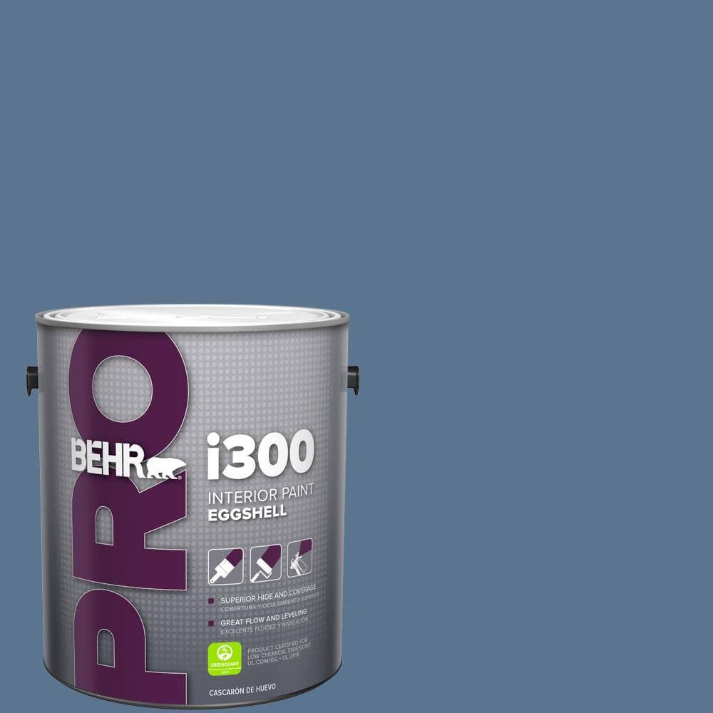 BEHR PRO 1 gal. #PPU14-18 Laguna Blue Eggshell Interior Paint (1)