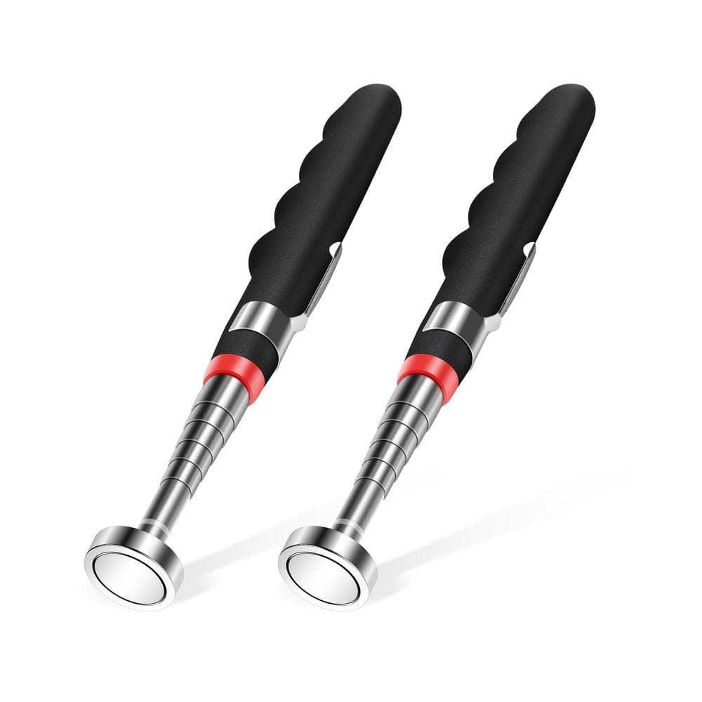 Justincity Telescoping 7 to 30 in. Magnetic Pickup Tool Strong 40 lb. Magnet Non-Slip Extendable Nail Picker (2-Pack) (1)