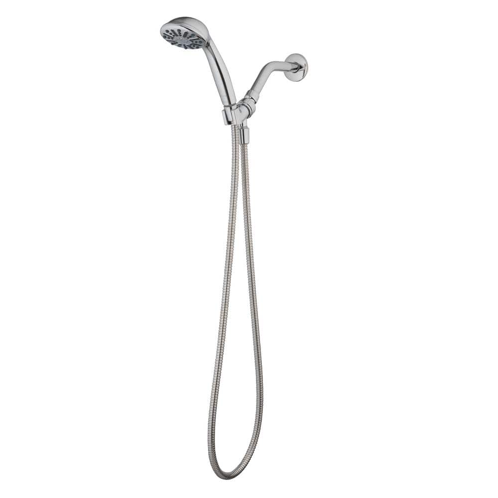 Glacier Bay 1-Spray Wall Mount Handheld Shower Head 1.8 GPM in Chrome (2)