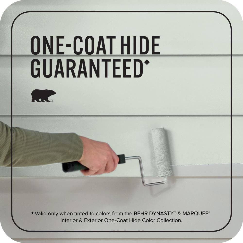 BEHR MARQUEE 1 gal. #N400-1 Mountain Morn Flat Exterior Paint & Primer (3)