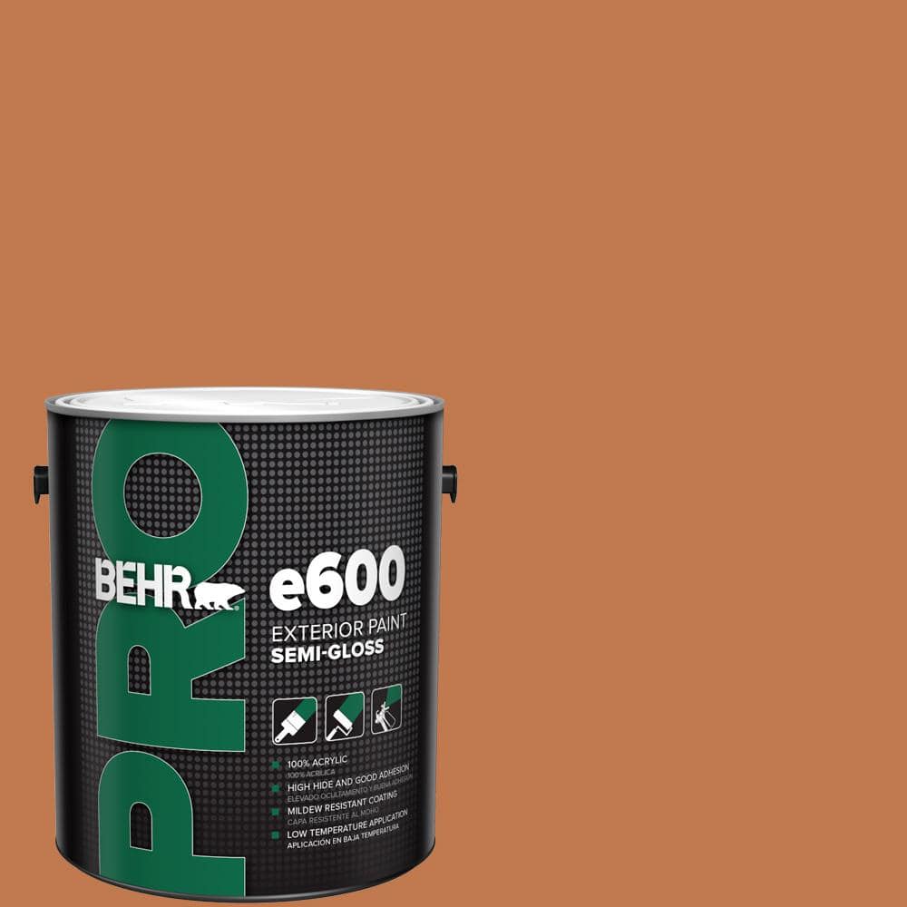 BEHR PRO 1 gal. #240D-6 Chivalry Copper Semi-Gloss Exterior Paint