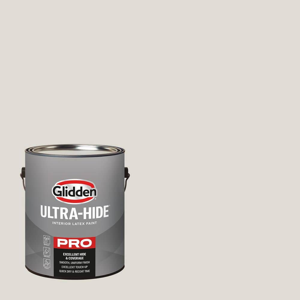 Glidden Ultra-Hide 1 gal. PPG0999-1 In the Cloud Satin Interior Paint (1)
