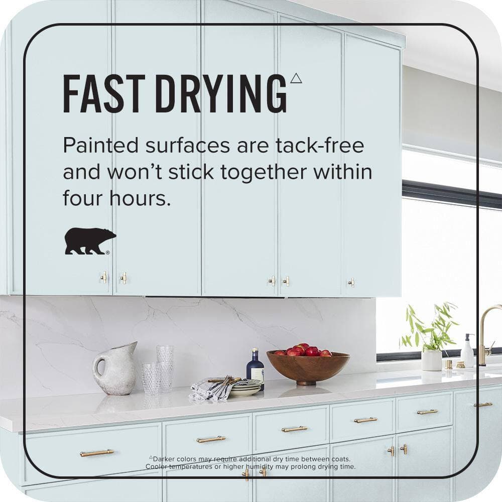 BEHR DYNASTY 1 qt. #MQ3-56 Era One-Coat Hide Eggshell Enamel Interior Stain-Blocking Paint & Primer (3)