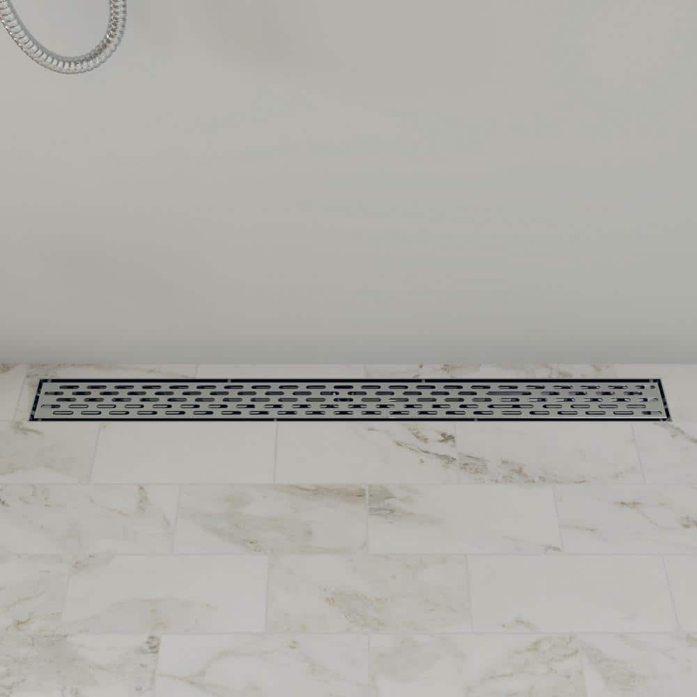 ALFI BRAND 36 in. Linear Shower Drain in Brushed Stainless Steel (1)
