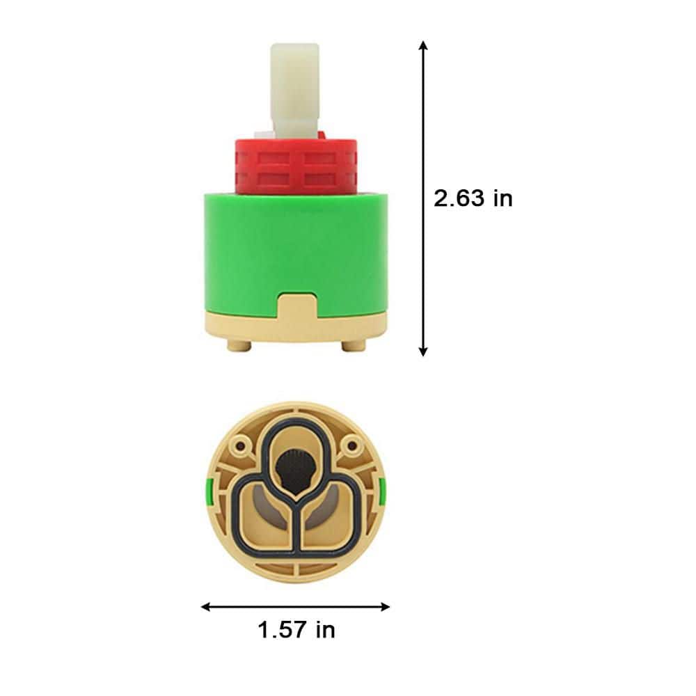 Everbilt 2 5/8 in. Square Broach Single Lever Cartridge for Gerber replaces DA507838N (3)