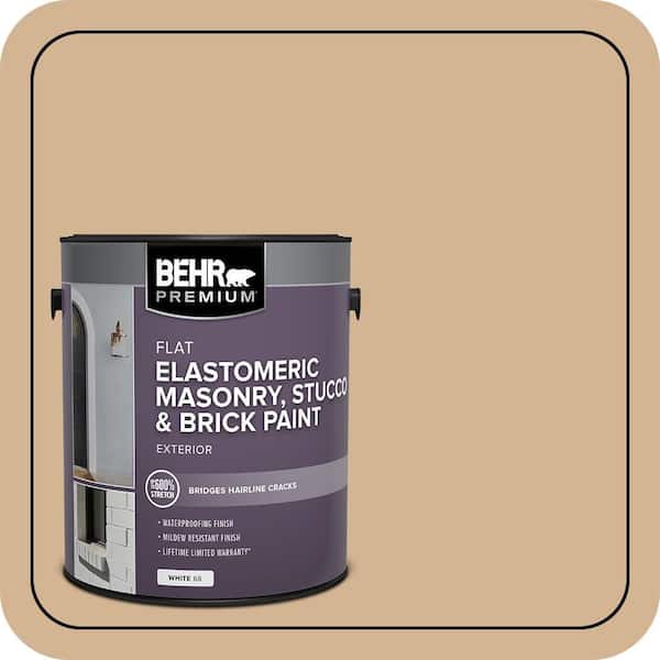 BEHR PREMIUM 1 gal. #MS-29 Antique Gold Elastomeric Masonry, Stucco and Brick Exterior Paint (2)