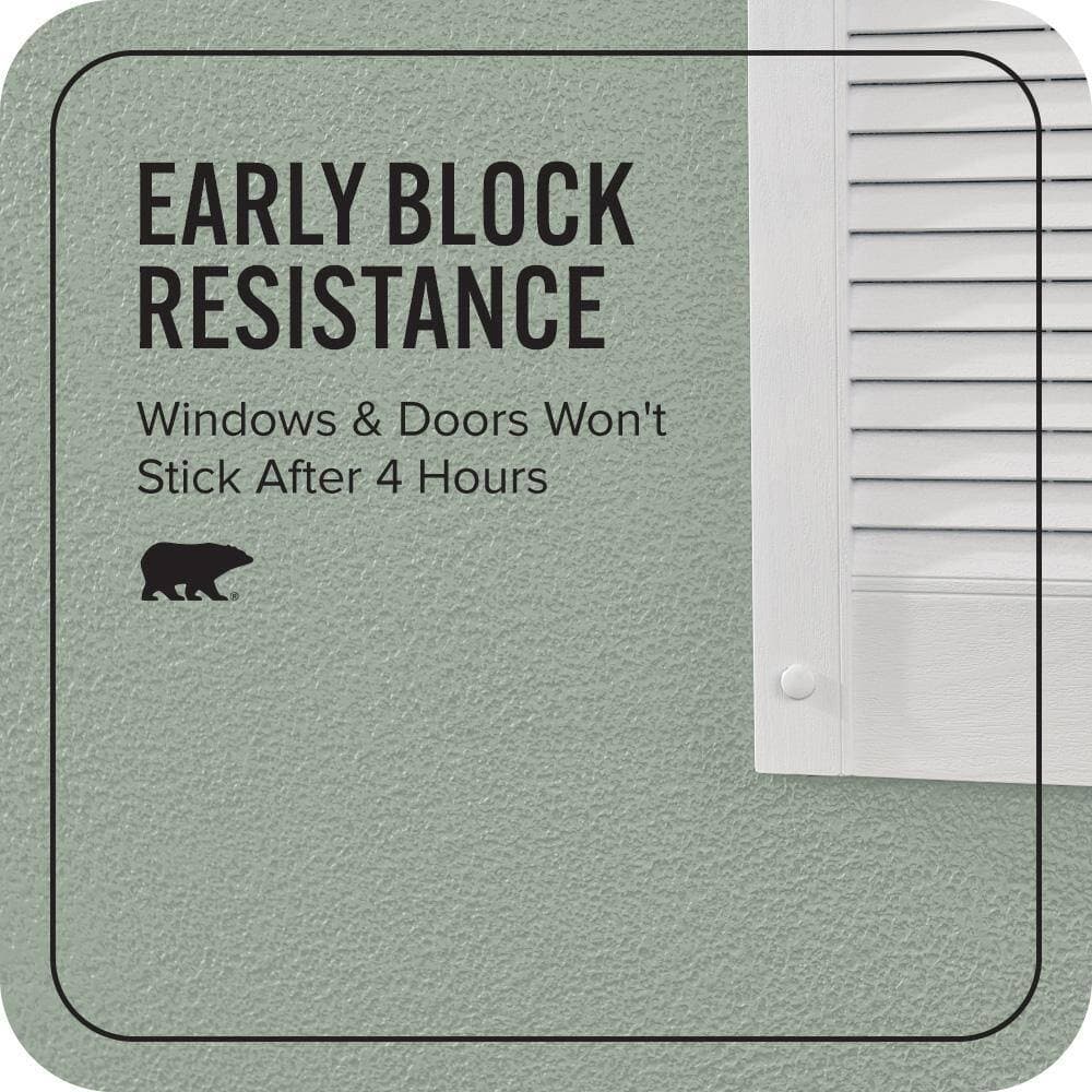 BEHR PREMIUM PLUS #PPU11-15 Green Balsam Enamel Exterior Stain-Blocking Paint & Primer (3)