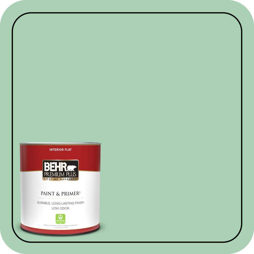 BEHR PREMIUM PLUS #460D-4 Aloe Essence Enamel & Primer Color Sample