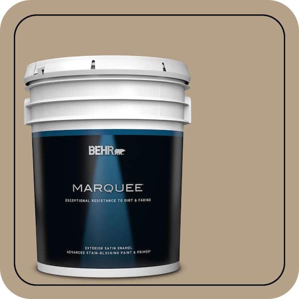 BEHR MARQUEE 5 gal. #MQ2-47 Midtown Satin Enamel Exterior Paint & Primer (2)