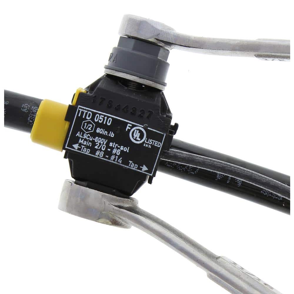 IDEAL Main 2/0 - 4 AWG, Tap 10-14 AWG B-Tap Connector (3)