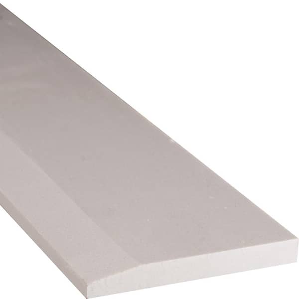 MSI White Hollywood 5 in. x 30 in. Polished Marble Floor and Wall Tile (1 sq. ft./Each)