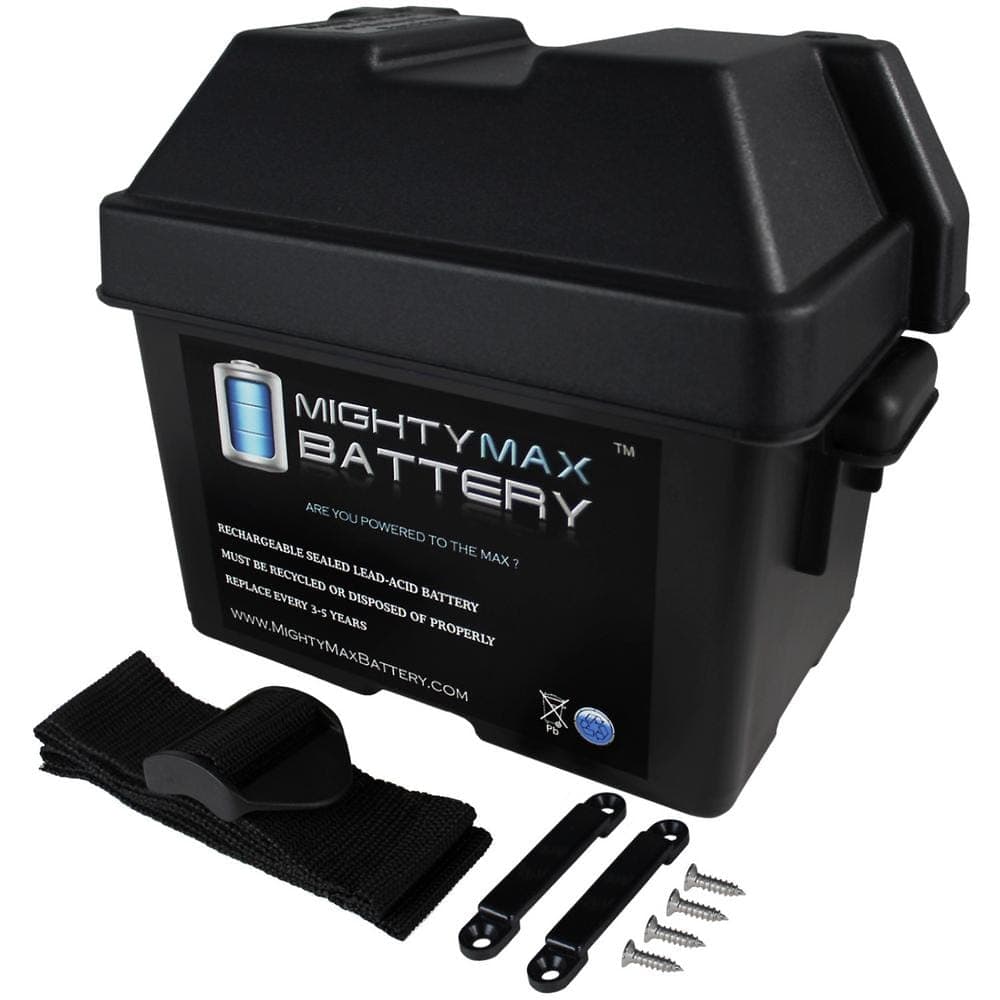 MIGHTY MAX BATTERY Group U1 Battery Box for Marine Scooter Solar Deep Cycle (1)