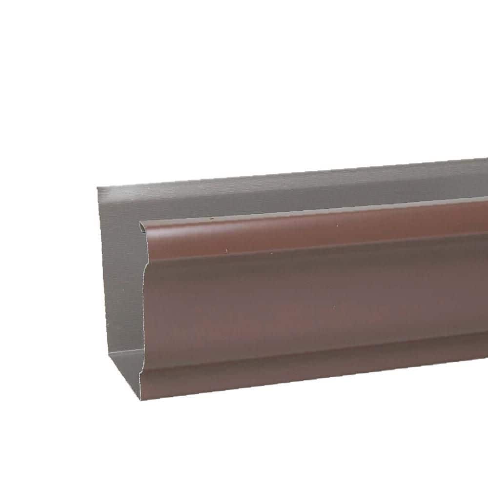 Amerimax Home Products 5 in. x 10 ft. Brown Aluminum K-Style Gutter