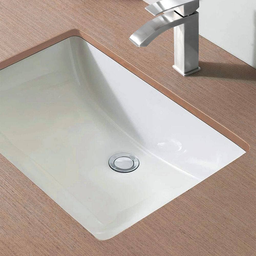 LANDOLT 20 in. x 15 in. Undermount Rectangular Bathroom Sink with Overflow Drain in White Vitreous China (3)