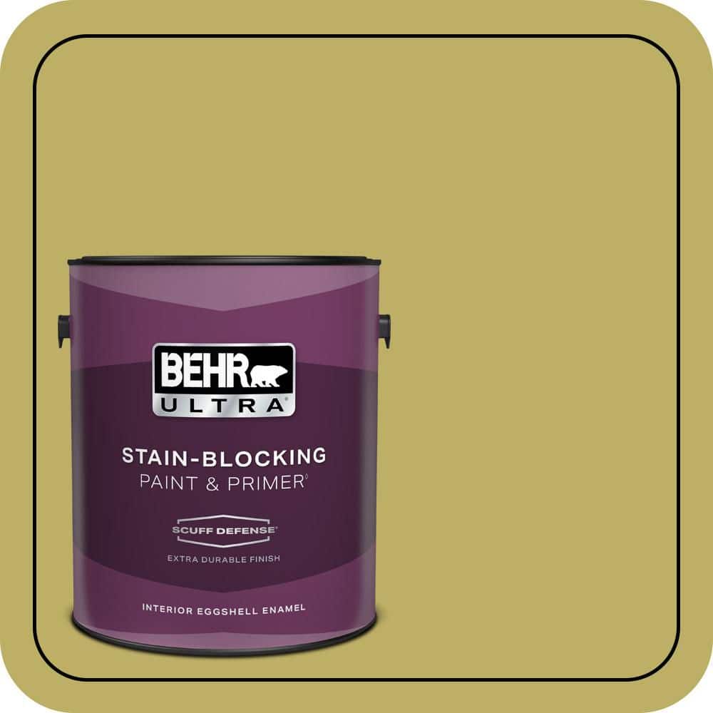 BEHR ULTRA 1 gal. #MQ4-42 Pistachio Extra Durable Eggshell Enamel Interior Paint & Primer