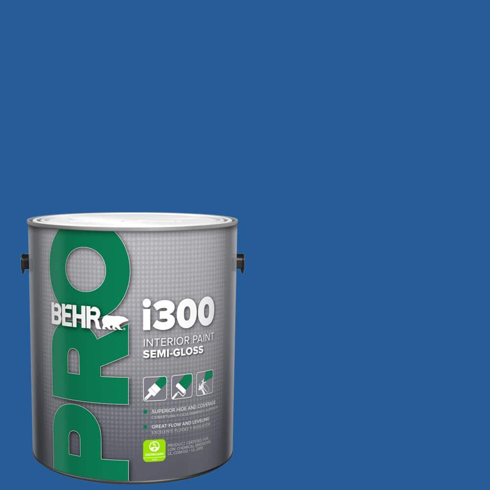 BEHR PRO 1 gal. #P510-7 Beacon Blue Semi-Gloss Interior Paint (1)