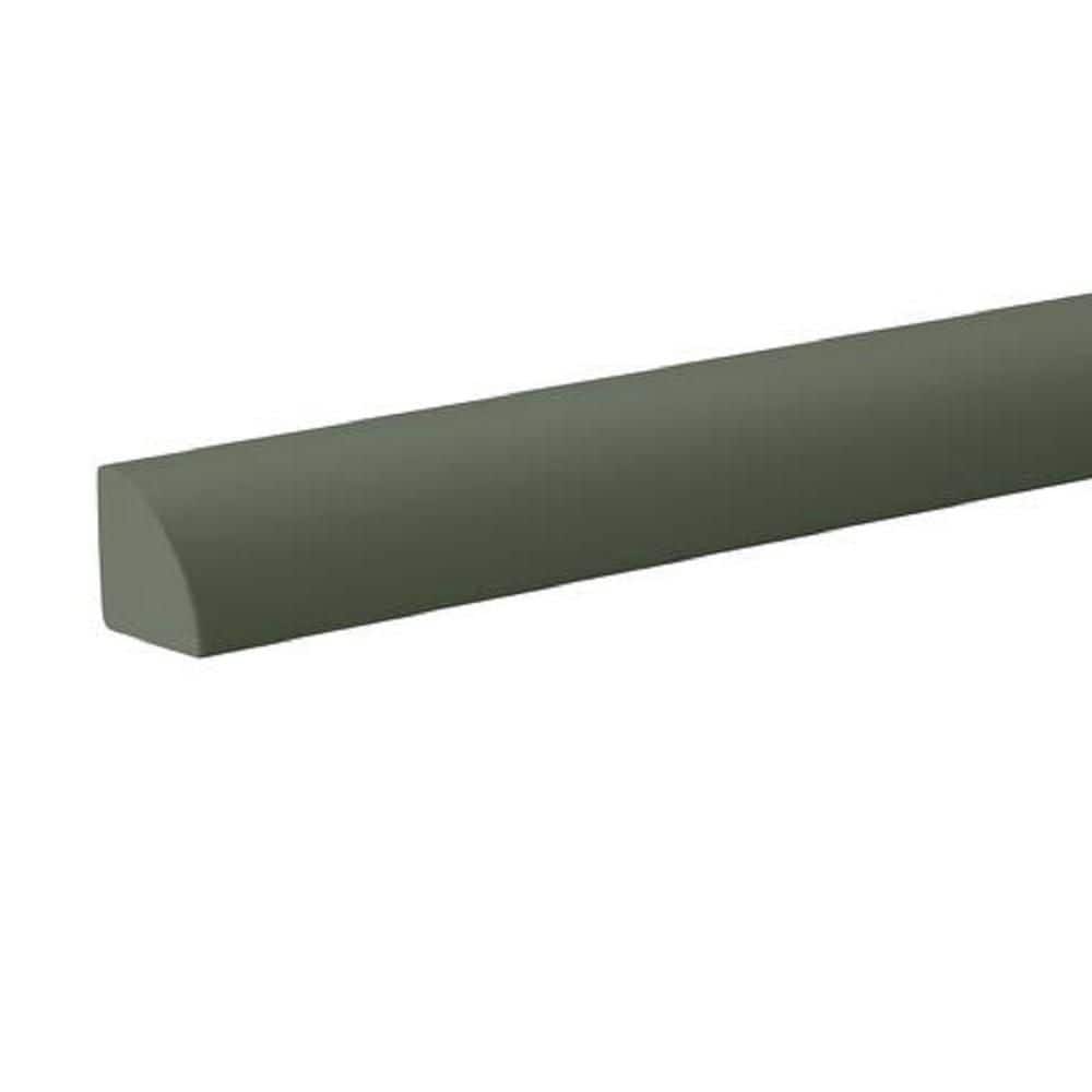 Hampton Bay Avondale/Leyton 0.75 in. W x 91.5 in. H Shoe Moulding in Fern Green