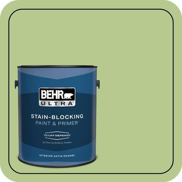 BEHR PREMIUM PLUS #420D-4 Marsh Fern Enamel Low Odor & Primer (2)