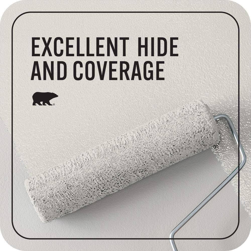 BEHR PREMIUM PLUS #MQ3-33 Creme De La Creme Enamel EcoMix Plant-Based & Primer (2)