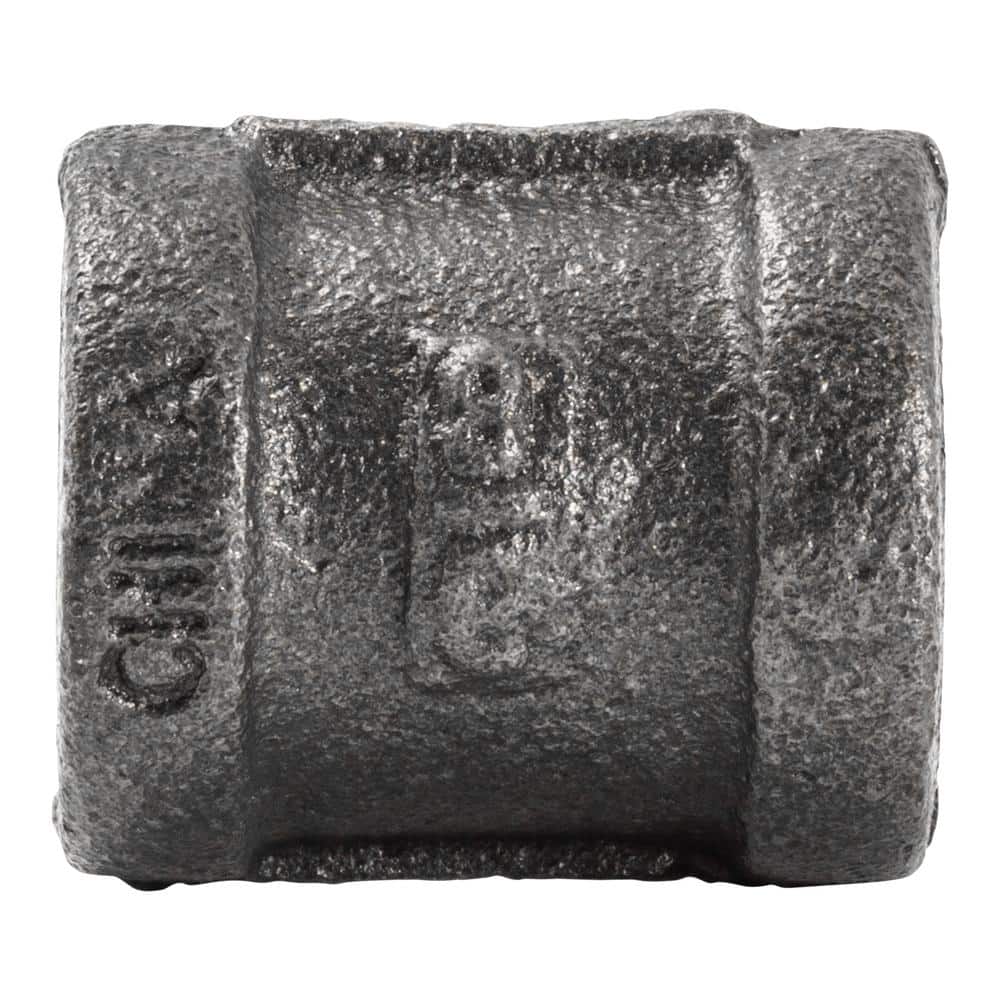 Southland 3/8 in. Black Malleable Iron FPT x FPT Coupling Fitting (2)