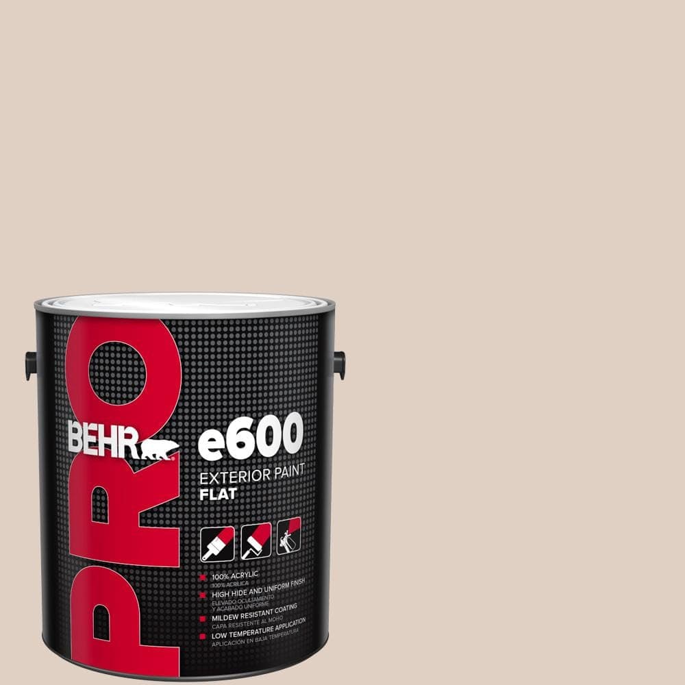 BEHR PRO 1 gal. #PWN-73 Winsome Beige Flat Paint