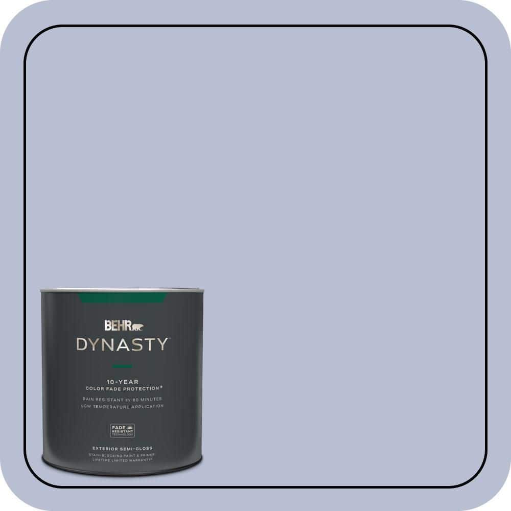 BEHR DYNASTY 1 qt. #PPU15-15 Sweet Juliet Semi-Gloss Exterior Stain-Blocking Paint & Primer