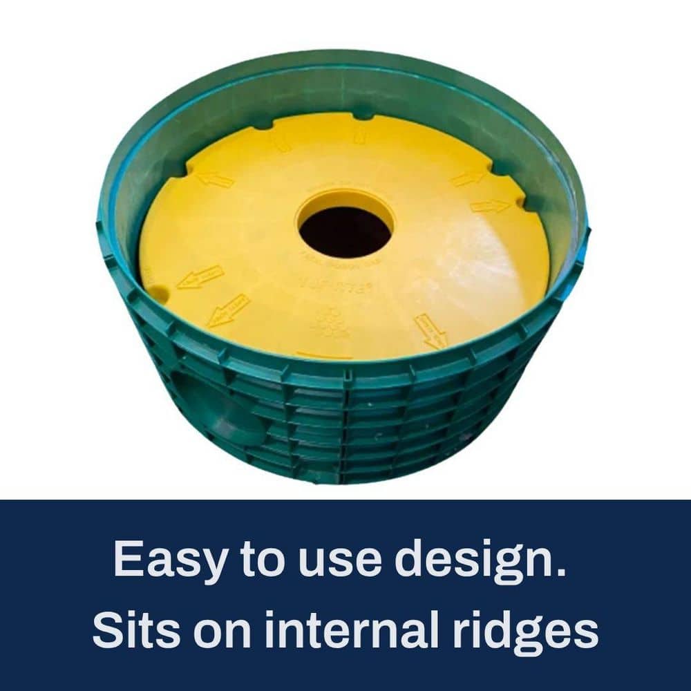 Tuf-Tite 24 in. Internal Riser Safety Lid (3)