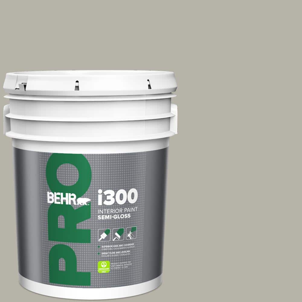 BEHR PRO 5 gal. #PPU25-07 Arid Plains Semi-Gloss Interior Paint