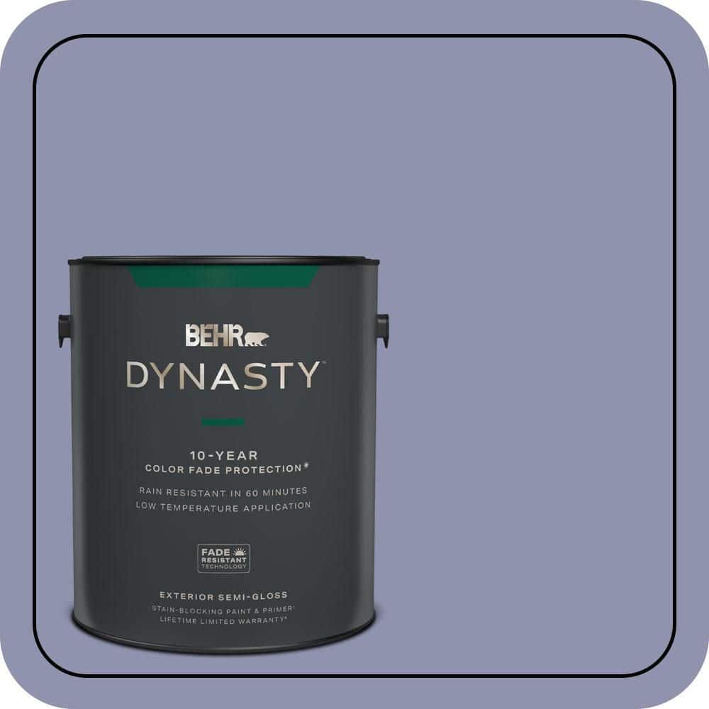 BEHR DYNASTY 1 gal. #S560-4 Monarchy Semi-Gloss Enamel Exterior Stain-Blocking Paint & Primer