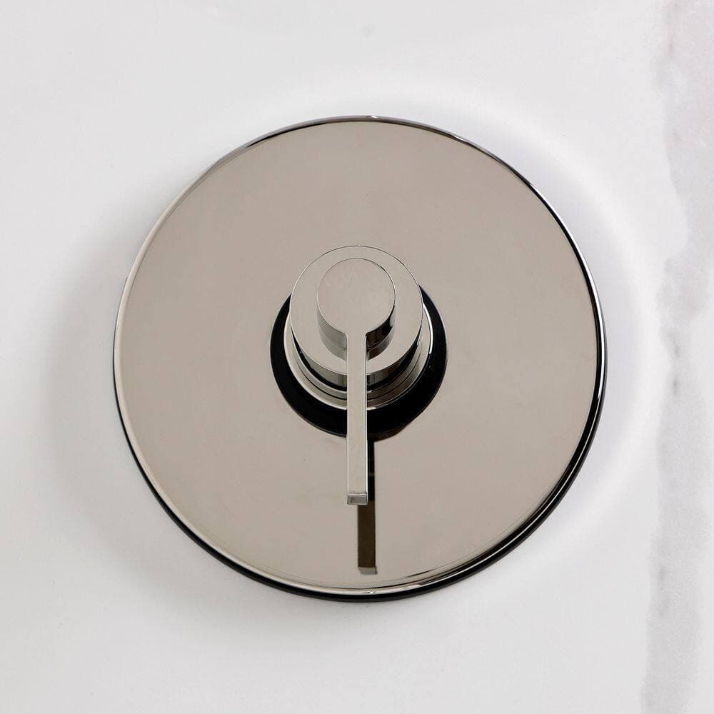 Kingston Brass NuvoFusion 1-Handle 1-Spray Tub and Shower Faucet 1.8 GPM in Polished Nickel (3)