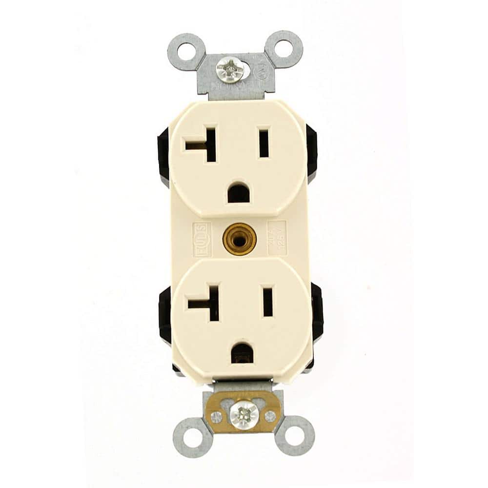 Leviton 125 V Commercial Grade Duplex Outlet/Receptacle, M5362-ST (1)