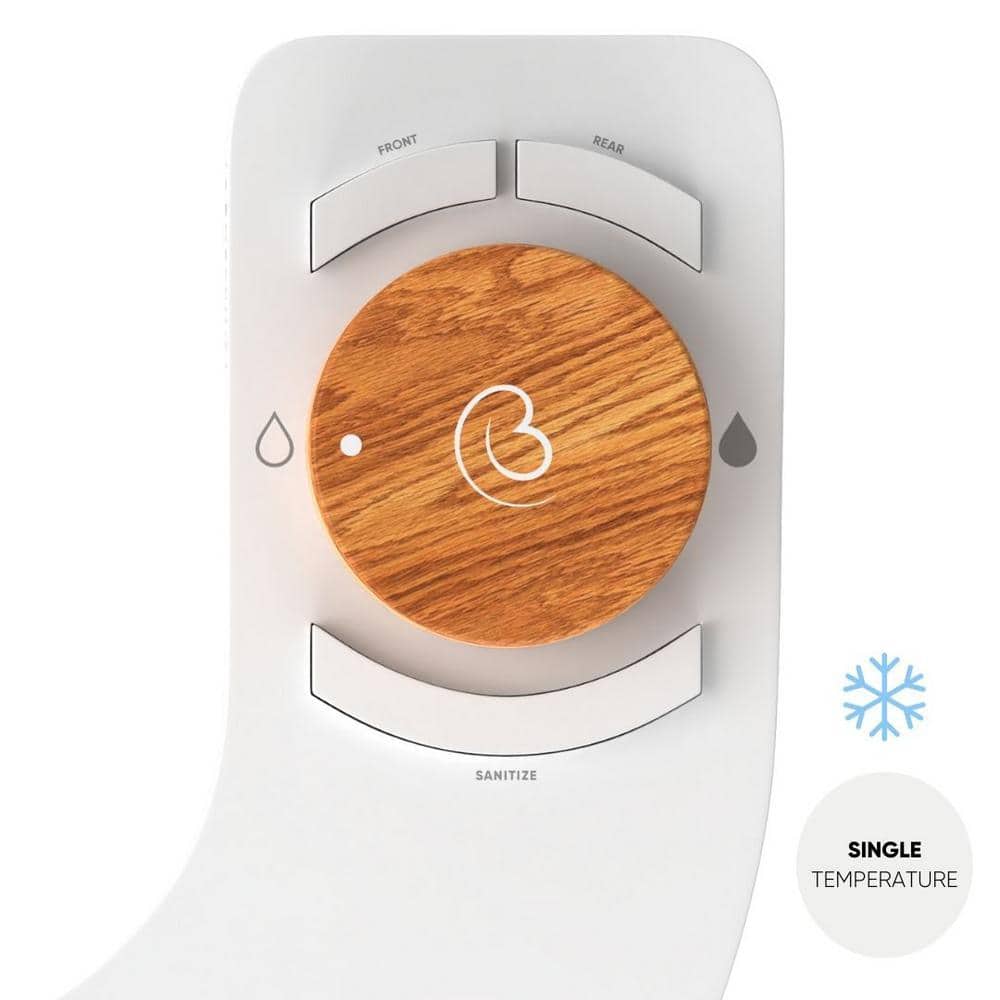 BOSS INTERNATIONAL LLC Boss Bidet Revolution Single Temperature Non- Electric Toilet Bidet Attachment Water Sprayer Dual Nozzle in Bali Bamboo (1)