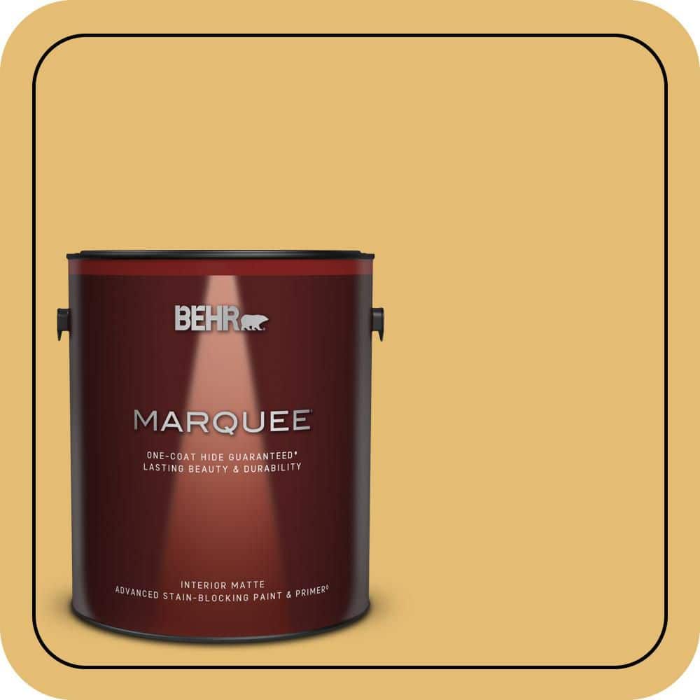 BEHR MARQUEE 1 gal. #PMD-96 Wild Wheat Matte Interior Paint & Primer