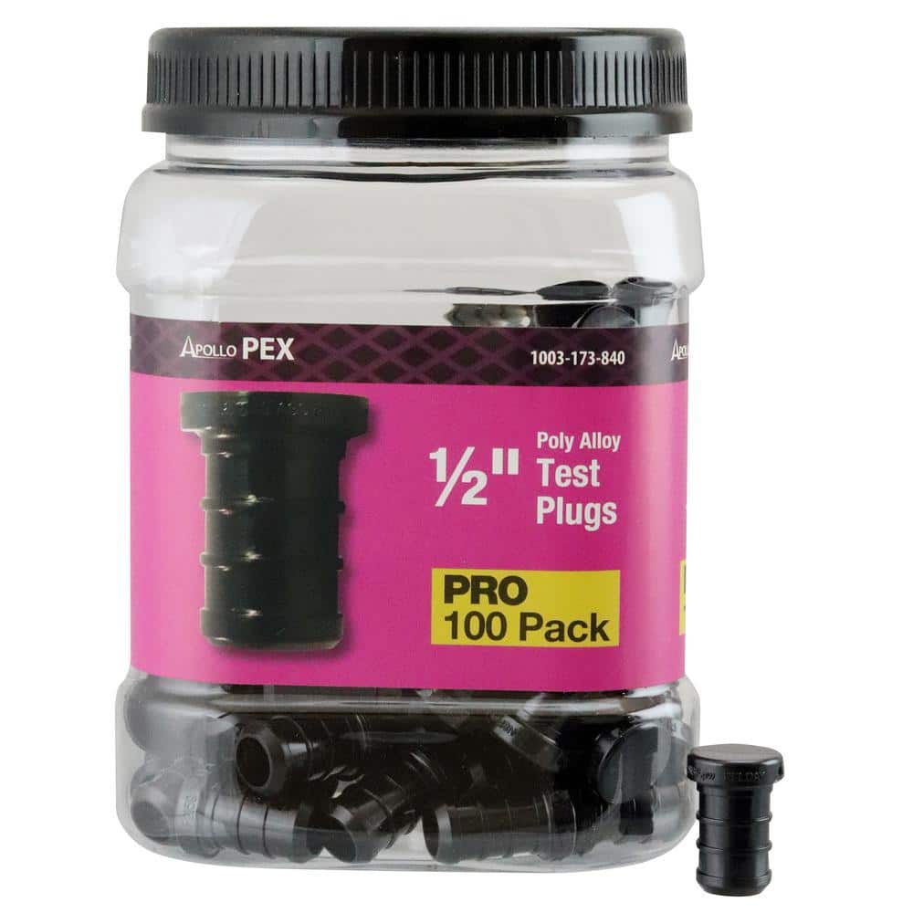 Apollo 1/2 in. PEX-B Barb Poly-Alloy Plug Pro Pack (100-Pack) (1)