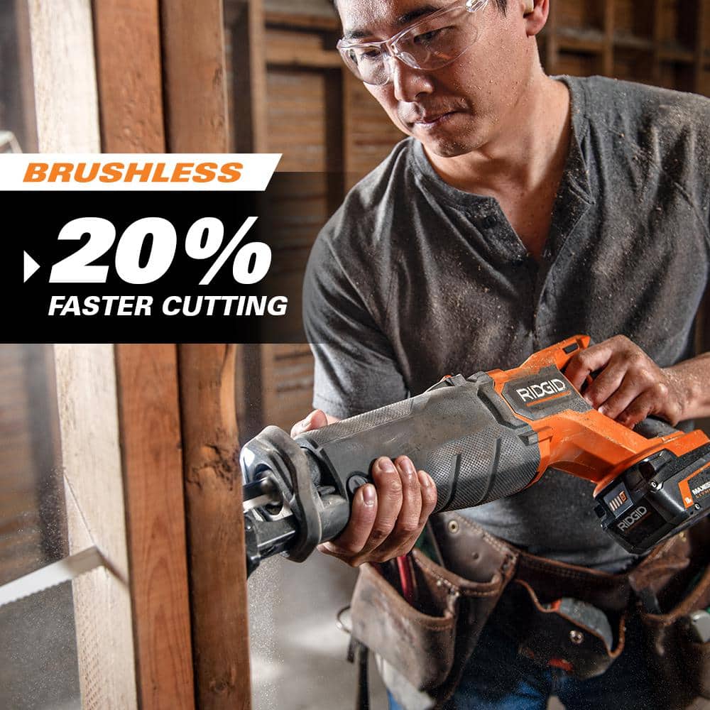 RIDGID 18V Brushless Cordless Reciprocating Saw (4)