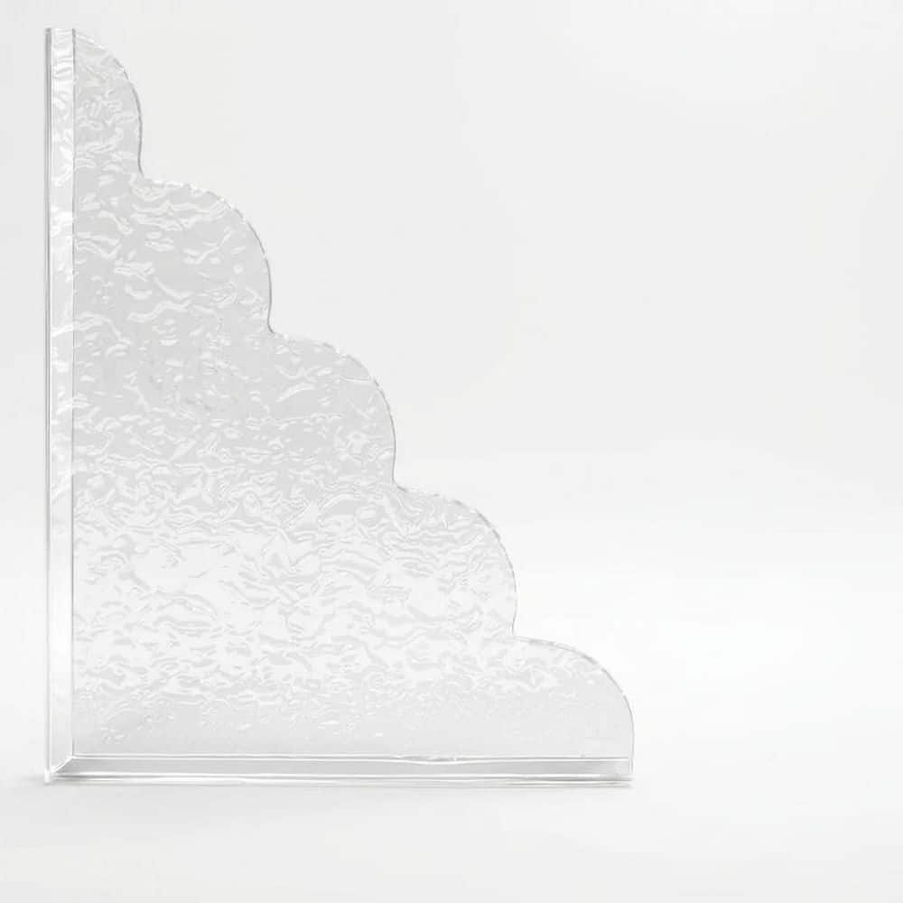 Anqtovp 2 Pack Oversized Shower Splash Guard Series 11 in. W x 9 in. L Clear Bath Accessory for Tub Corner (1)