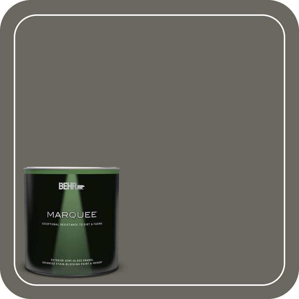 BEHR MARQUEE 1 qt. #MQ6-19 Naturalism Semi-Gloss Enamel Exterior Paint & Primer