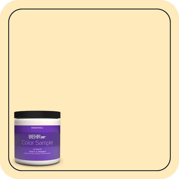 BEHR PREMIUM PLUS 8 oz. #P270-2 September Morning Eggshell Enamel Interior Paint & Primer Color Sample (2)