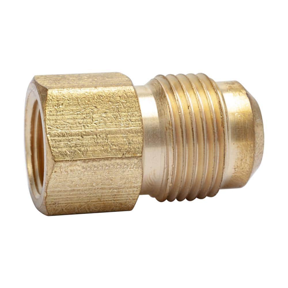 LTWFITTING 5/8 in. OD Flare x 3/8 in. FIP Brass Adapter Fitting (5-Pack) (1)