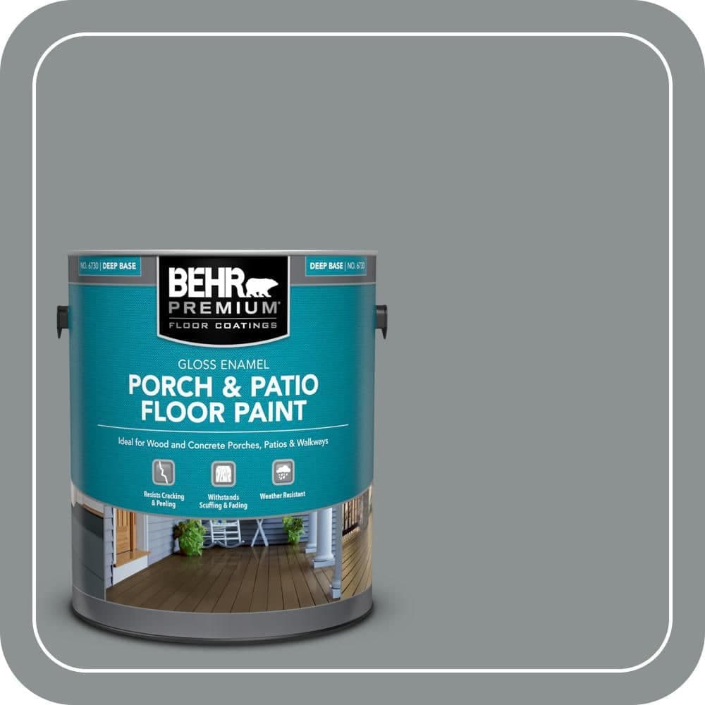 BEHR PREMIUM 1 gal. #SC-125 Stonehedge Gloss Enamel Interior/Exterior Porch and Patio Floor Paint