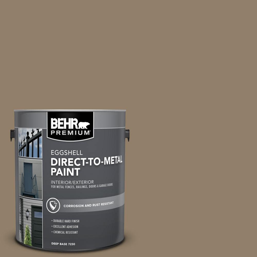BEHR PREMIUM 1 gal. #HDC-NT-11 Sandalwood Tan Eggshell Direct to Metal Interior/Exterior Paint (1)