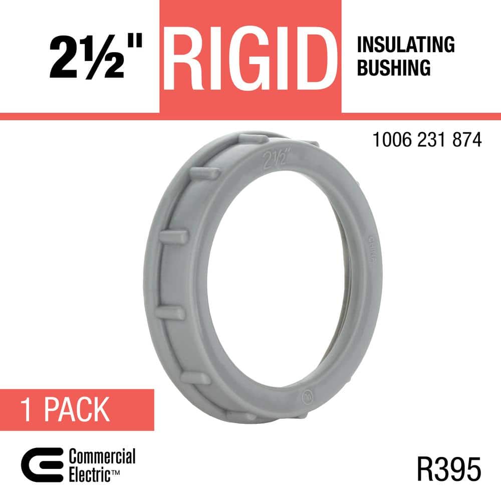 Commercial Electric 2-1/2 in. Rigid Metal Conduit (RMC) Plastic Insulating Bushing (2)