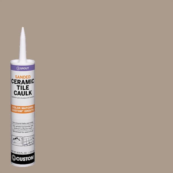 Custom Building Products Polyblend #183 Chateau 10.5 oz. Sanded Ceramic Tile Caulk