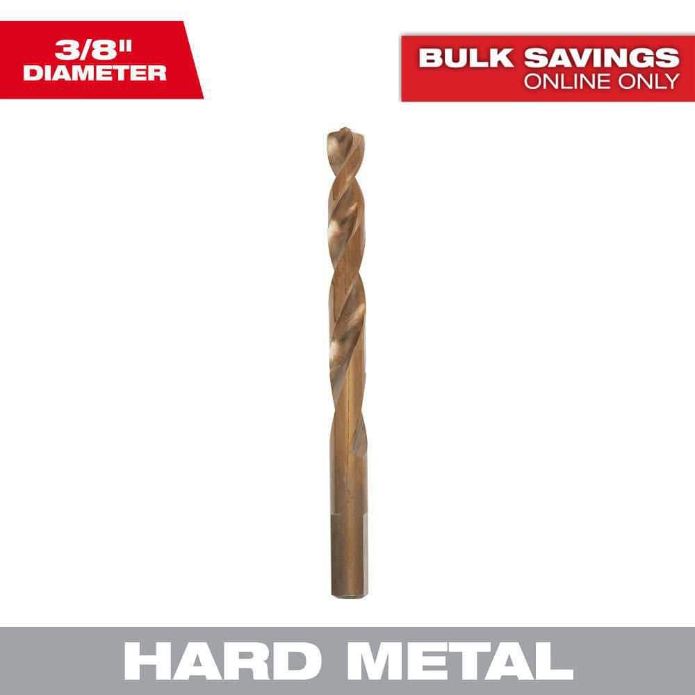 Milwaukee 3/8 in. Cobalt Red Helix Twist Drill Bit