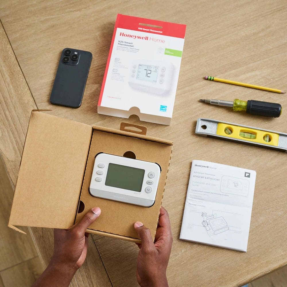 Honeywell Home X2S Smart Thermostat, Conventional/Heat Pump, Wi-Fi Thermostat (2)