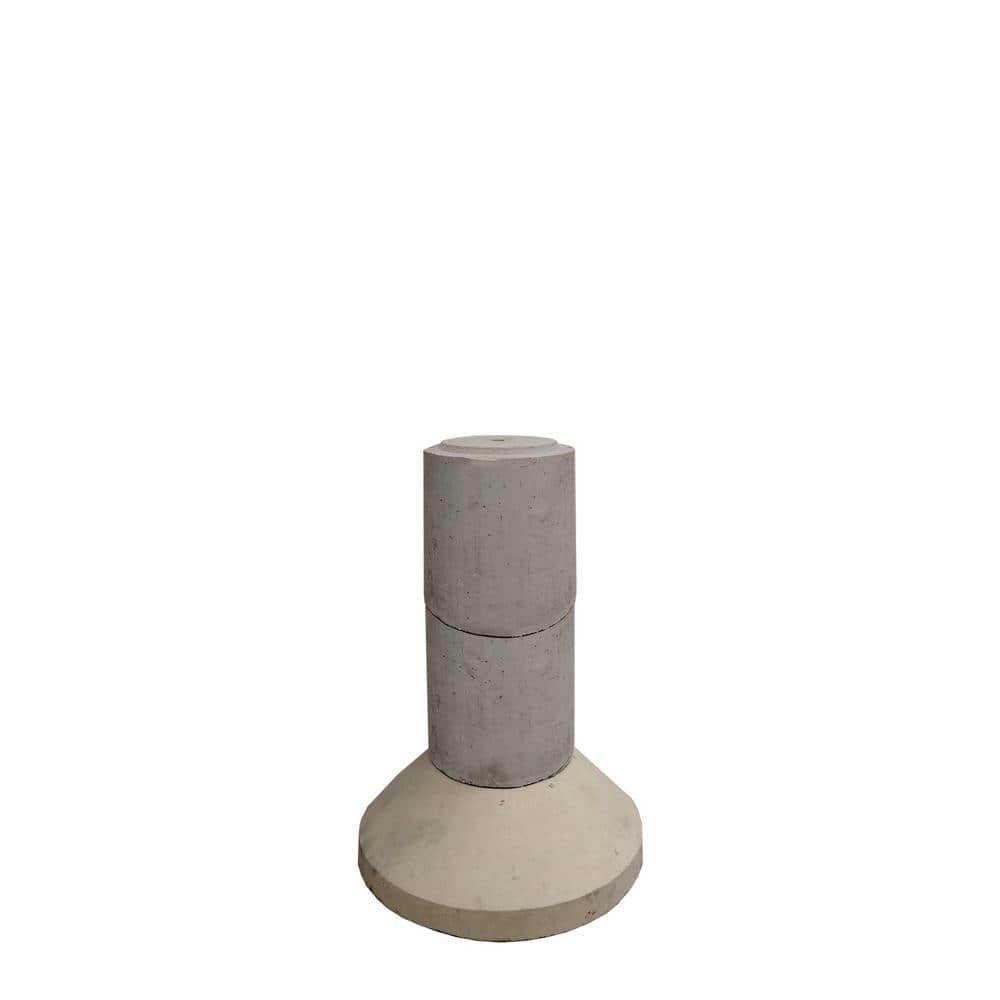 EZ Tube 3-Section 31.25 in. Stackable Concrete Pier Footing (2)